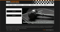 Desktop Screenshot of indus-associates.com